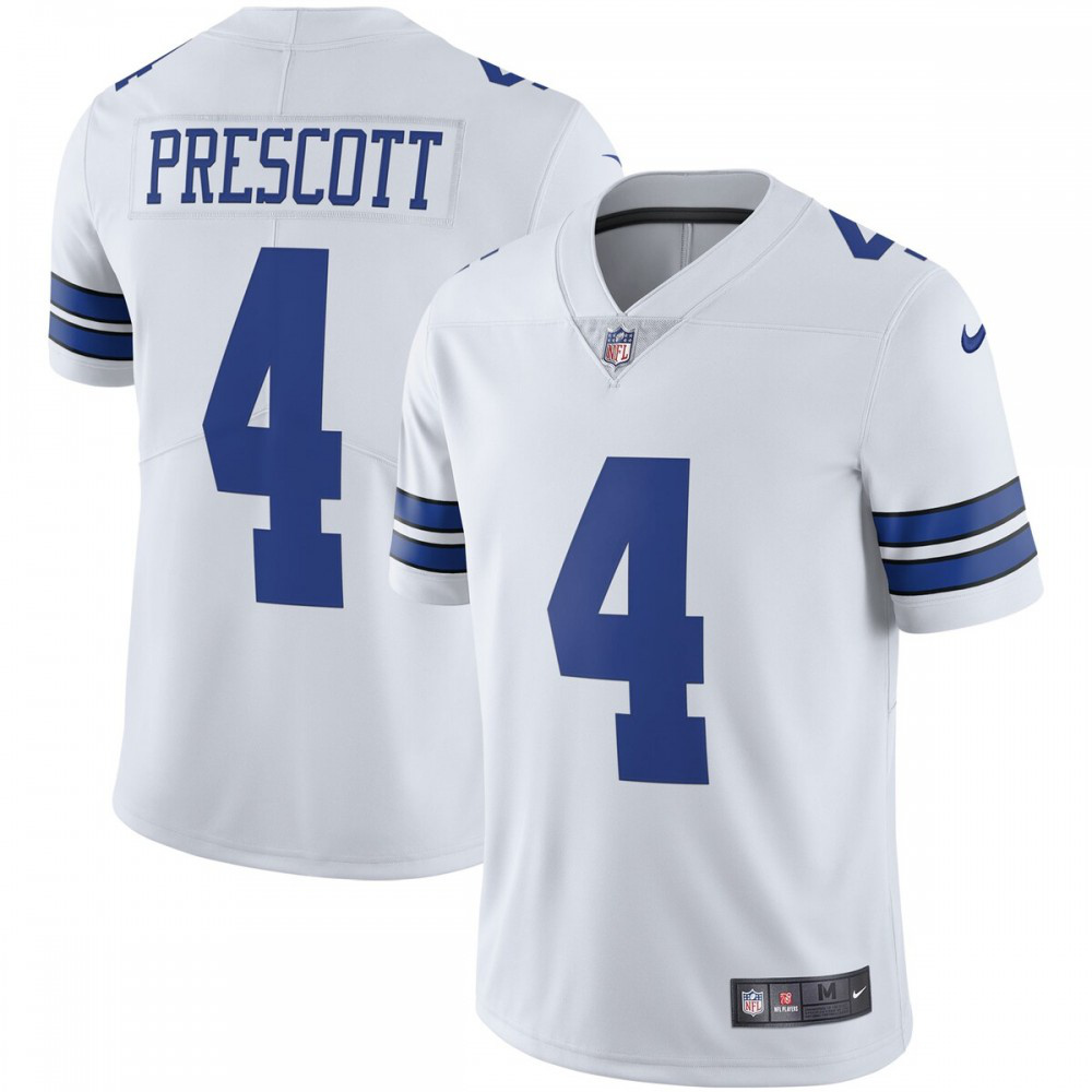Dak Prescott Dallas Cowboys Nike Vapor Limited Player Jersey - White-Profan Arena